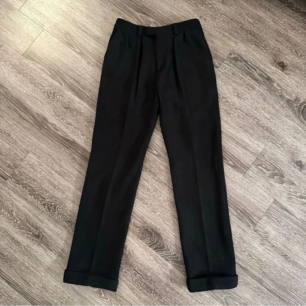 Suno Boiled Wool Trousers